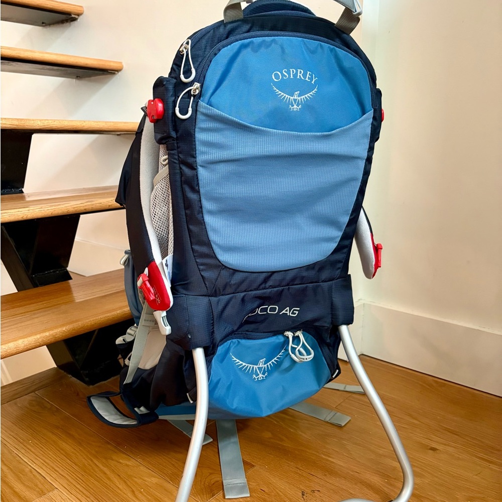 Osprey Poco AG Carrier in Blue and Gray